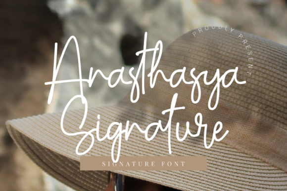 Anasthasya Signature Font for Polished Brand Visuals