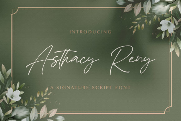 Asthacy Reny: Elegant Font for Business Branding