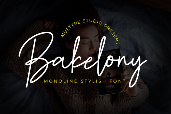 Bakelony Font for Fashion Branding & Editorial Design