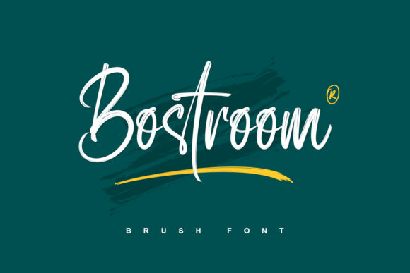 Bostroom: A Brushed Script Font for Scroll-Stopping Brand Content