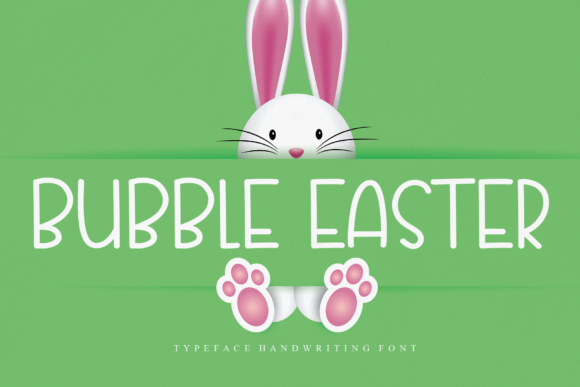 Bubble Easter Font for Playful, Realistic Campaign Designs