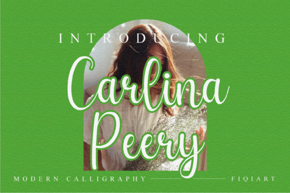 Carlina Peery: A Dazzling Script Font for Elegant Digital Branding