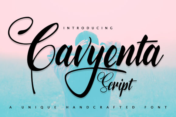 Cavyenta: Elegant Script Handwritten Font for Modern Design