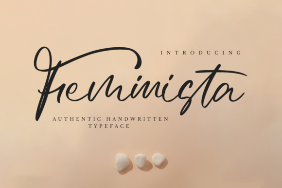 Feminista Script Font for Elegant Brand Identity