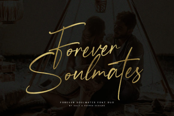 Forever Soulmates Font for Branding and Quote Graphics