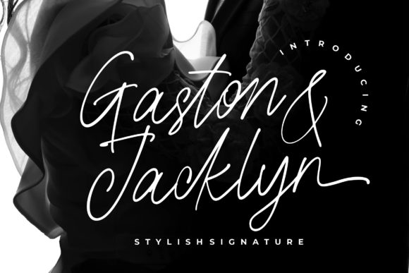 Gaston Jacklyn: Elegant Script Handwritten Font for Makers