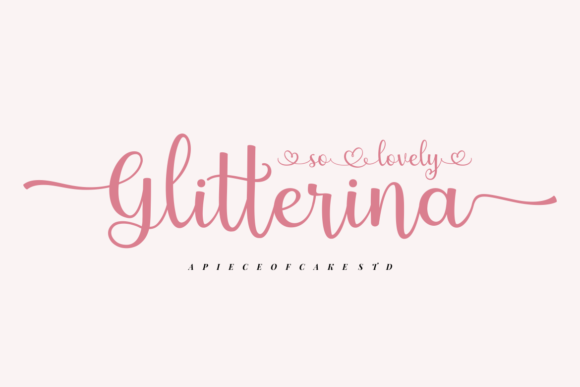 Glitterina Script Font for Handmade Creators