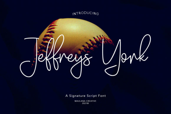 Jeffreys York: A Light Script Font for Elegant Digital Branding