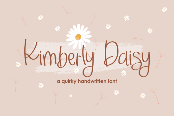 Kimberly Daisy Script Font for Handmade Creators