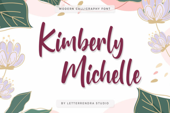 Kimberly Michelle Script Font for Small Business Branding