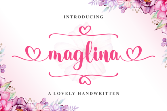 Maglina: A Refined Script Handwritten Font for Editorial Elegance