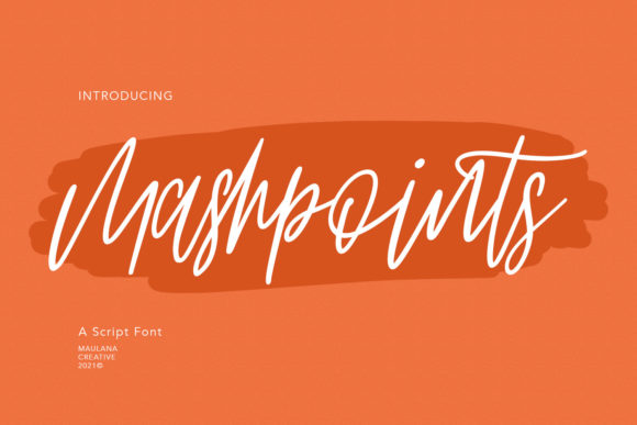 Mashpoints: A Stylish Font for Small Businesses