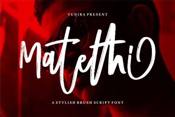 Matethi: A Whimsical Paint-Brushed Script Font for Human-Centered Campaigns