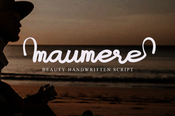 Maumere Script Font for Handmade Brands & Printables
