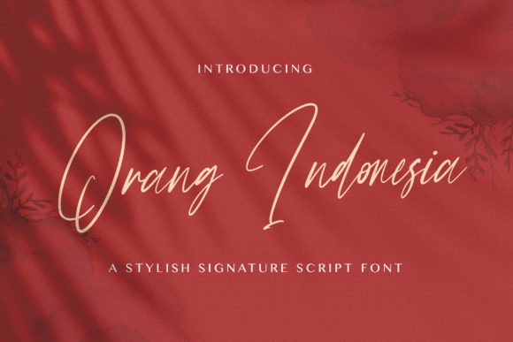 Orang Indonesia Font for Creative Projects