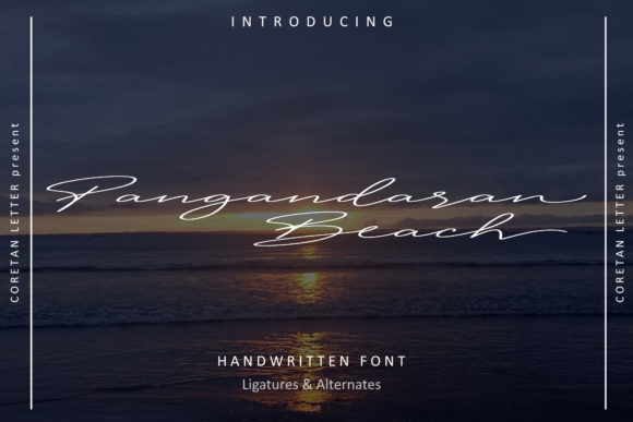 Pangandaran Beach Font for Elegant Small Business Branding
