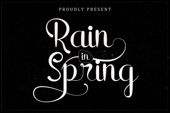 Rain in Spring Font: Modern Script for Scroll-Stopping Brand Content