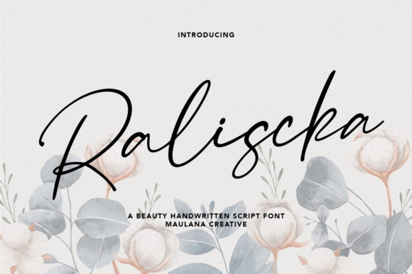 Raliscka Script Font for Elegant Branding