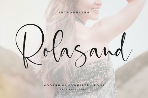 Rolasand Script Font for Elegant Brand Identity