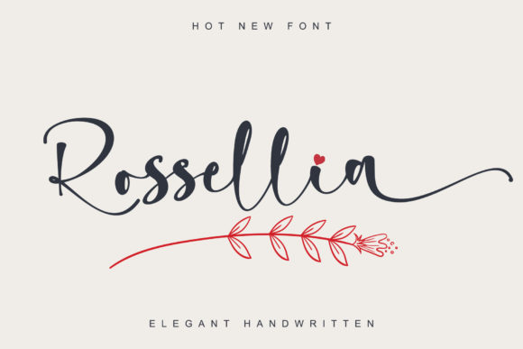Rossellia: A Script Handwritten Font for Elegant Editorial Moments