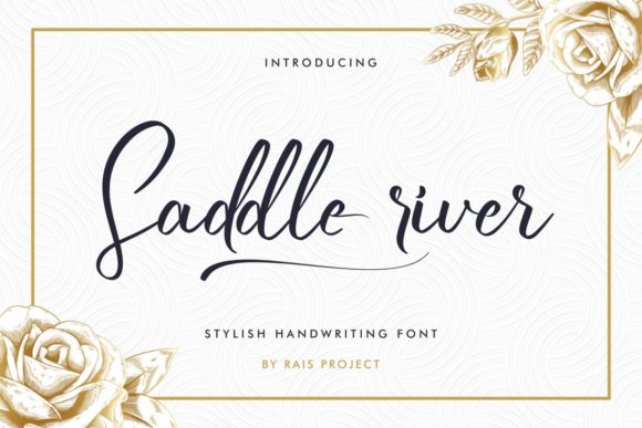 Saddle River Font for Elegant Campaign Design