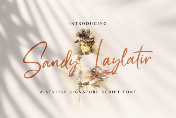 Sandy Lailyatir: A Delicate Script Handwritten Font for Refined Design