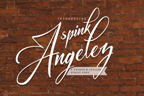 Spink Angelez Font for Creative Campaigns