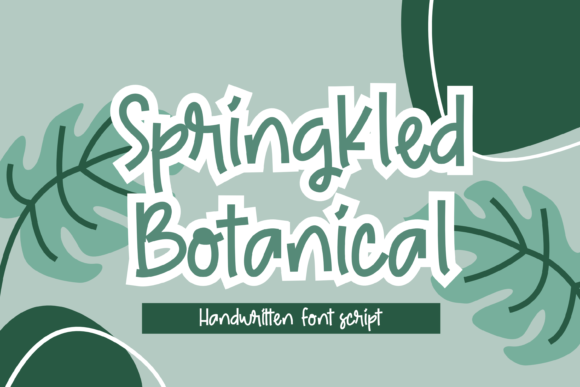 Springkled Botanical: A Refined Script Font for Elegant Branding