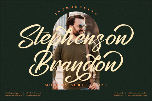 Stephenson Brandon: A Cursive Script Font for Elegant Branding