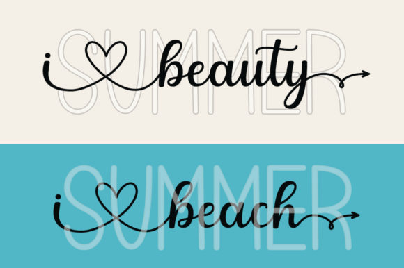 Summer Beauty Beach Font for Relaxed Brand Identity