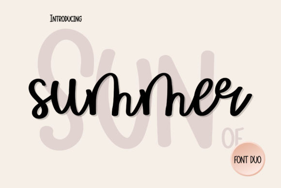 Sun of Summer Font for Friendly, Polished Branding