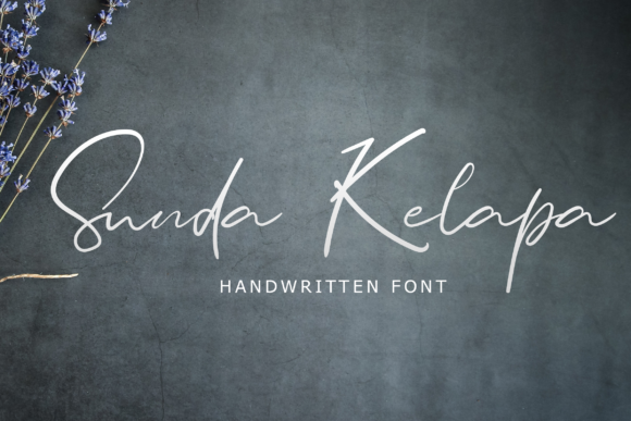 Sunda Kelapa: A Refined Script Handwritten Font for Elegant Design