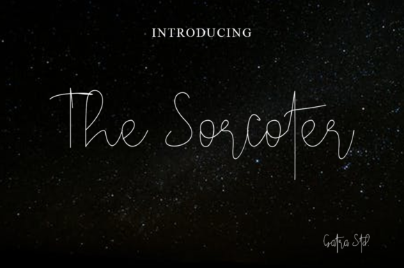 The Sorcoter Signature: A Delicate Script Font for Editorial Elegance