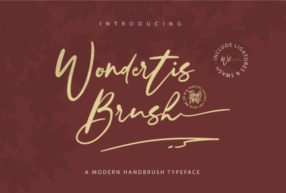Wondertis Brush: Elegant Script Font for Handmade Creators