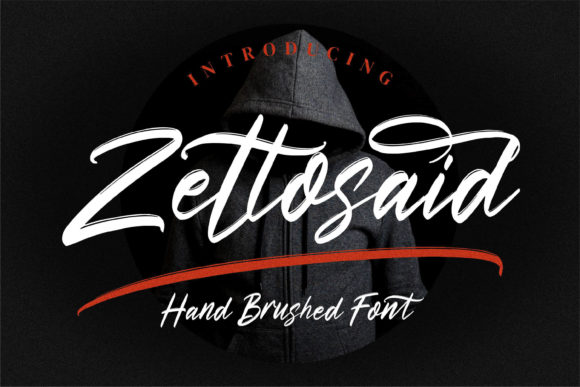 Zettosaid Script Font for Creative Digital Branding